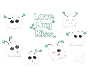 Stickserie - Fred die Kugel